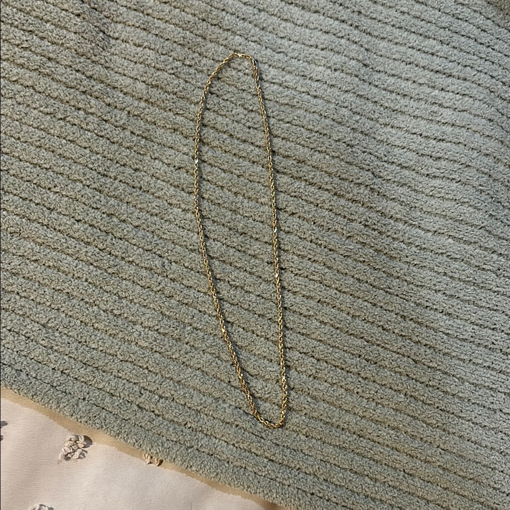 10k gold necklace men’s cleaned 16 inch